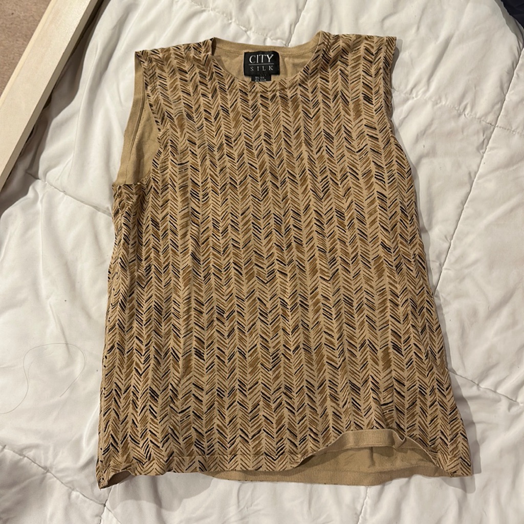 Silk Patterned Tank